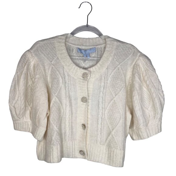 Tuckernuck Hill House Ollie Cardigan Sweater in Coconut Milk Size Medium NEW! - Picture 5 of 13